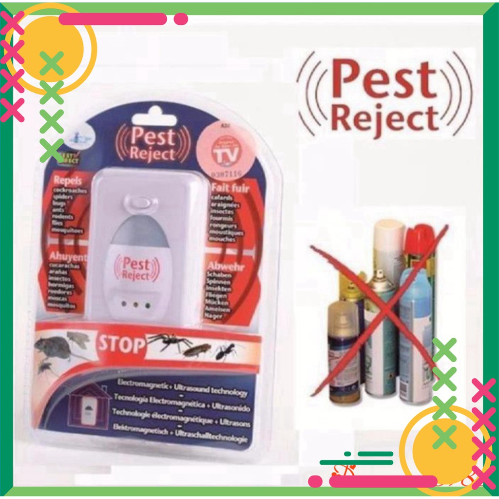 [FREE SHIP] 💥[GIÁ RẺ VÔ ĐỊCH]💥Máy đuổi côn trùng sóng từ trường Pest Reject thông minh Thế Hệ Mới 💥SIÊU HOT💥