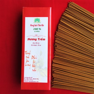 Nhang Sạch Thảo Mộc Hương Trầm 30cm - Không Hóa Chất Độc Hại