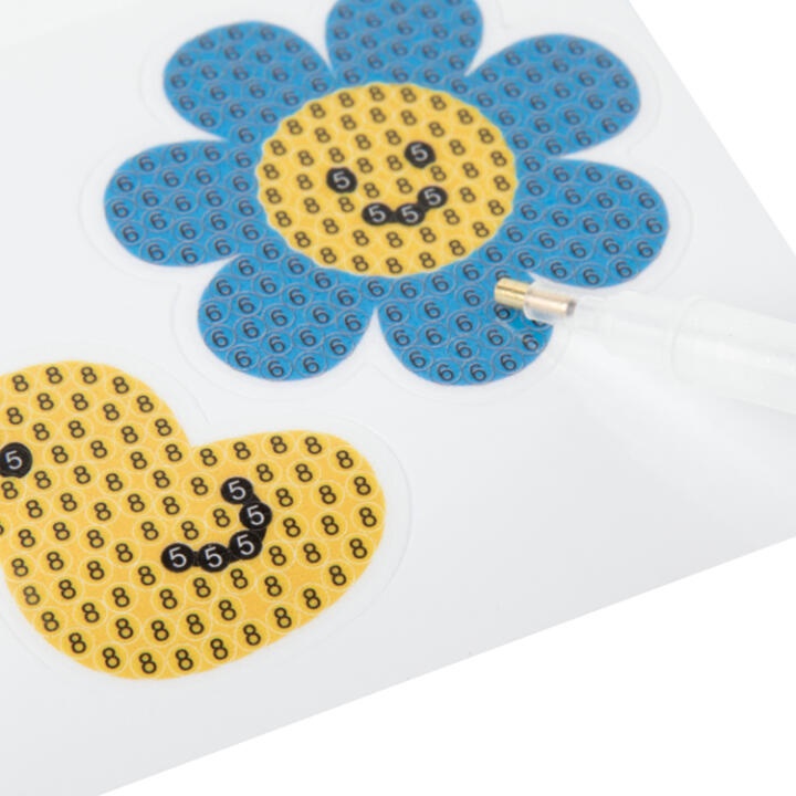 Sticker Đính Đá ARTBOX Hàn Quốc Hình Hoa Và Chú Gà