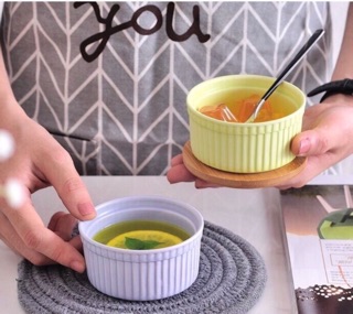 Bát sứ ramenkin có nắp 150ml