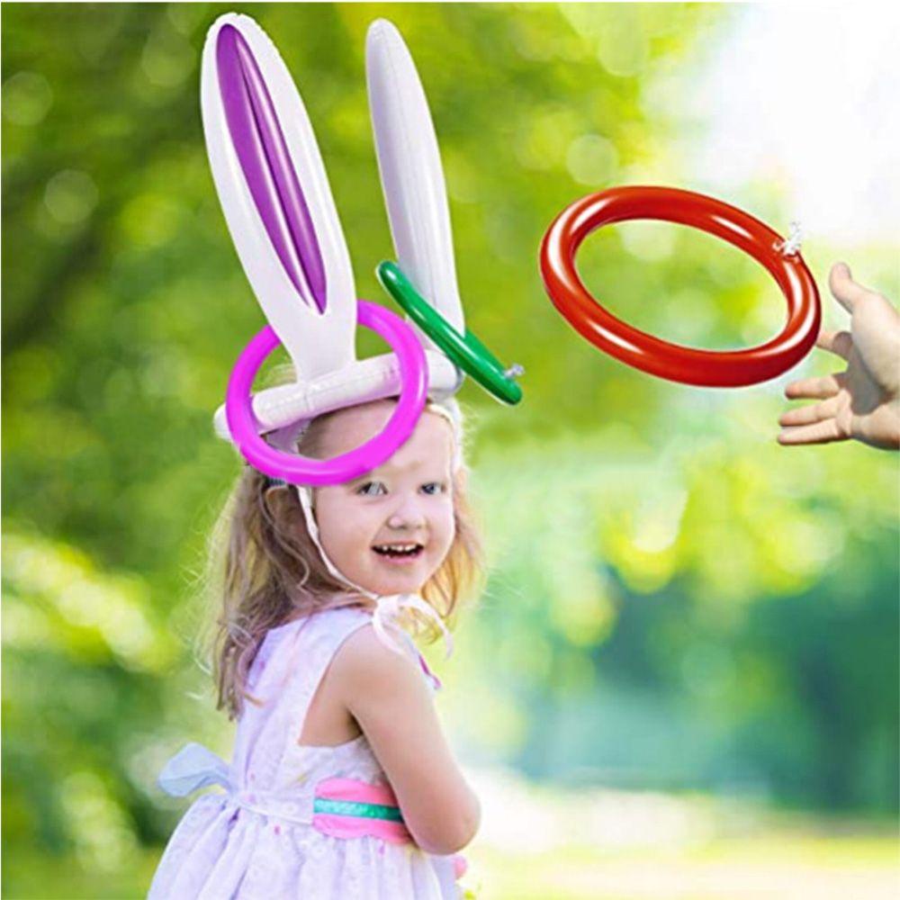 Bộ Trò Chơi Trang Trí Tiệc Hình Thỏ Bơm Hơi Độc Đáo