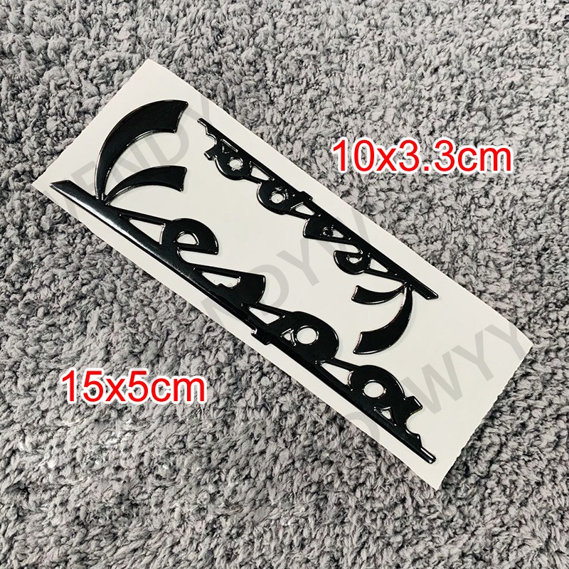 Miếng Dán Mềm Trang Trí Logo 3D Dành Cho Xe Mô Tô Piaggio VESPA GTS GTV LX LXV Sprint Primavera 150 125 250 300