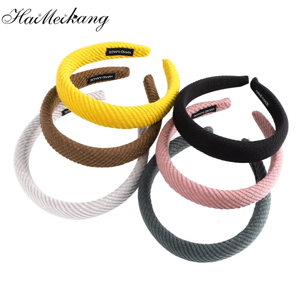 Cài Tóc Haimeikang Vải Nhung Màu Sắc Ngọt Ngào Phong Cách Retro Hàn Quốc