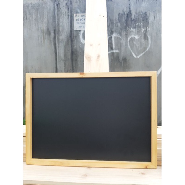 Bảng đen menu 60*80 treo tường tặng bảng treo cửa mini
