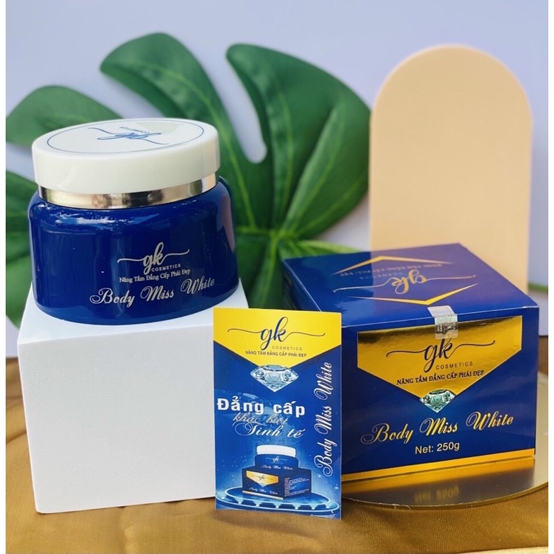 BODY DƯỠNG TRẮNG DA ❤MISS WHITE❤️CHÍNH HÃNG(HỘP 250GR)