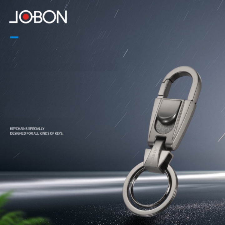 Móc treo chìa khóa đa năng thép hợp kim cao cấp dùng cho ô tô, xe máy, gia đình JOBON ZB-071
