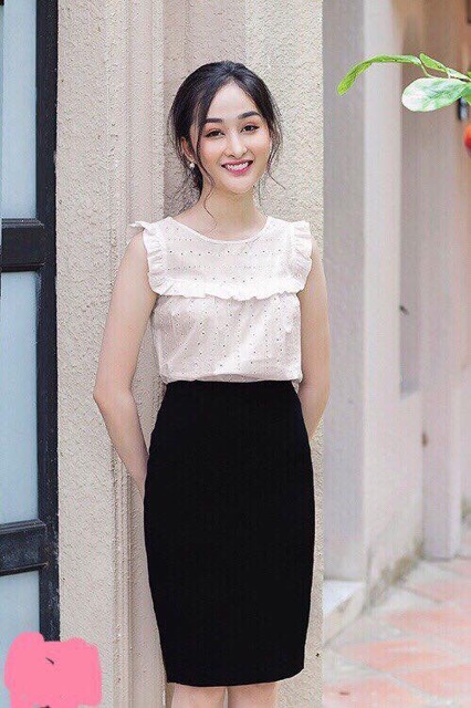 Chân váy bút chì dáng dài, cạp liền, xẻ sau - Hàng VNXK | BigBuy360 - bigbuy360.vn