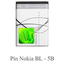 [Siêu rẻ] PIN NOKIA BL - 5B Dùng cho Nokia: 3220 6020 5500 5320 6060 7360 3230 N80 N90 Vertu