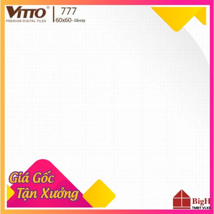 Gạch lát nền Vitto 60x60 0777. Men bóng, chịu lực tốt-Vật liệu xây dựng BigH