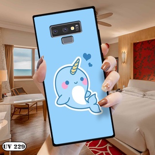 Ốp lưng nhám in hình 3D Samsung Galaxy Note 9