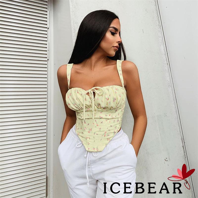 Áo Tank Top Hoạ Tiết Hoa Quyến Rũ Hợp Thời Trang