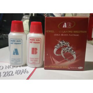 Nước rửa nữ trang (vàng, bạc, platinum) AB
