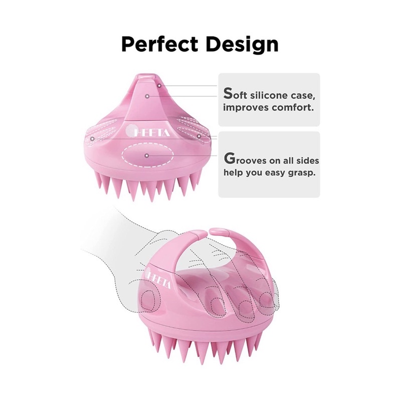 Lược gội đầu HEETA - Shampoo Brush HEETA