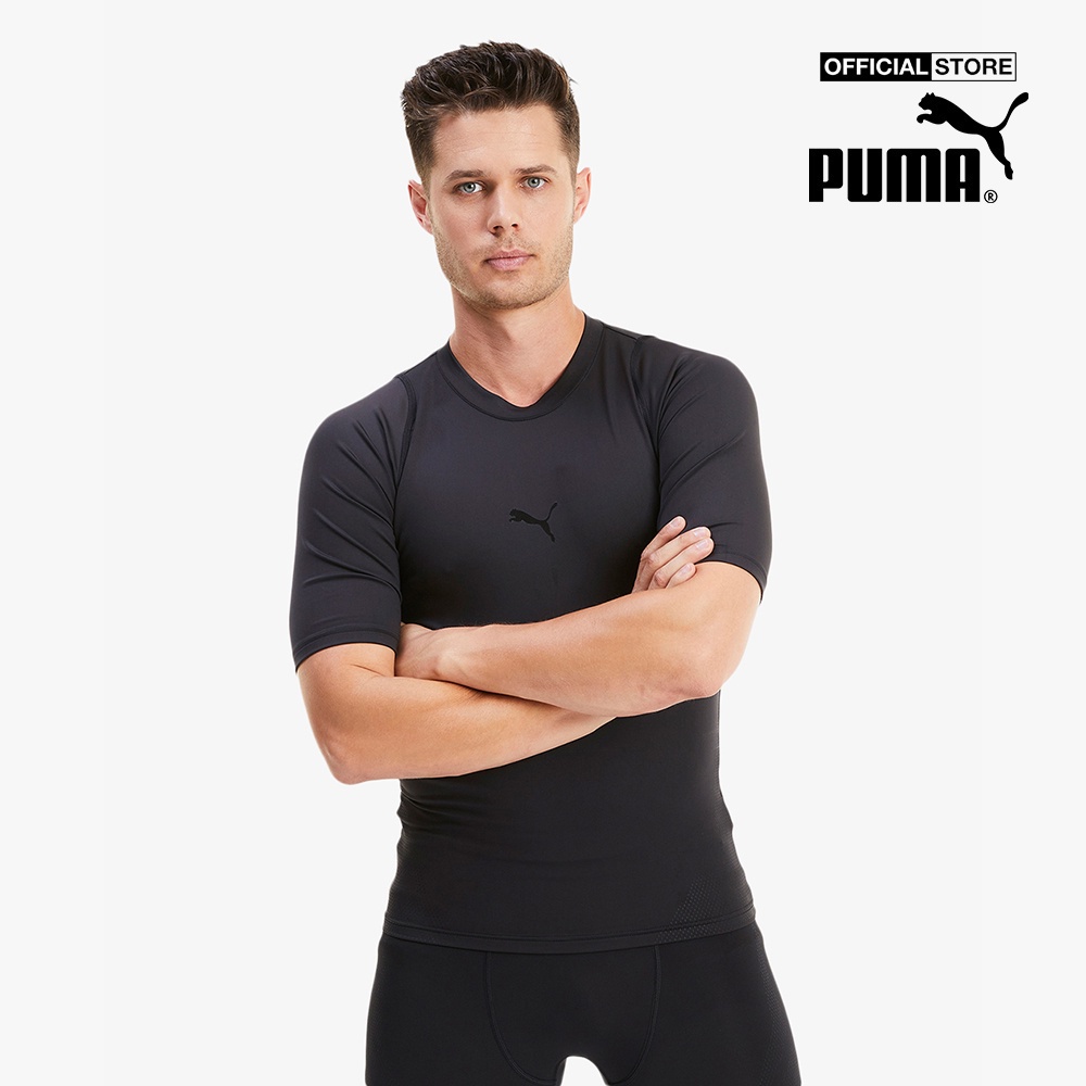 PUMA - Áo thun thể thao nam cổ tròn phom ôm EXO ADAPT Training 519809-01