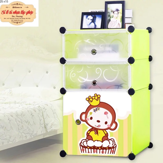 TỦ TÁP ĐẦU GIƯỜNG ĐA NĂNG CHO MỌI KHÔNG GIAN SIZE 37x 37cm.