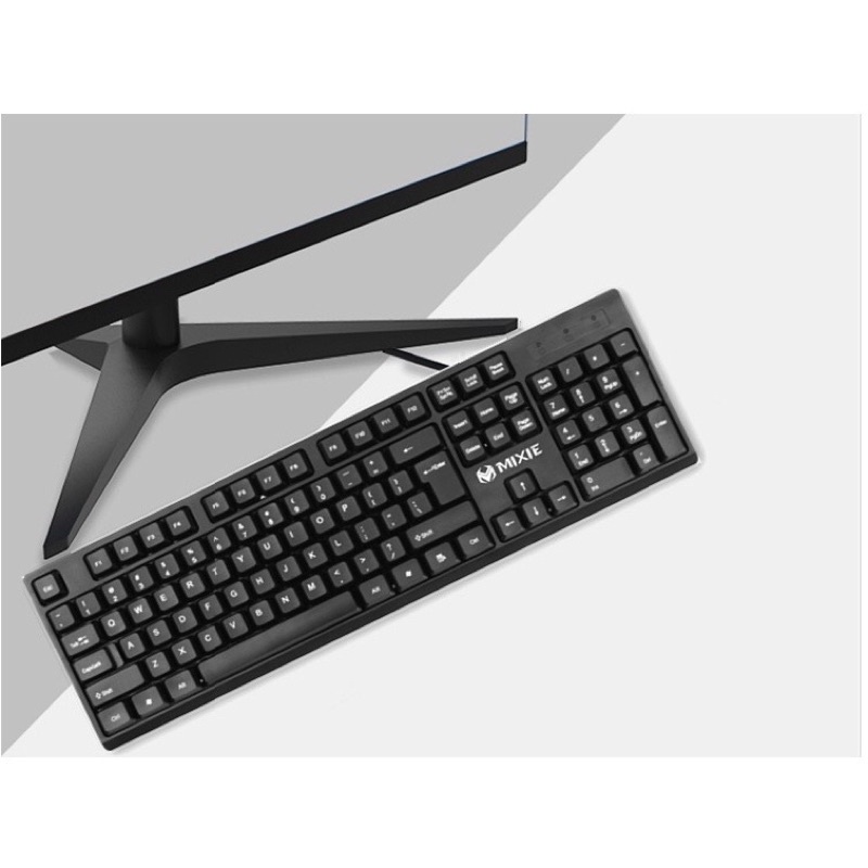 Bộ bàn phím chuột máy tính có dây Mixie dùng văn phòng, gaming