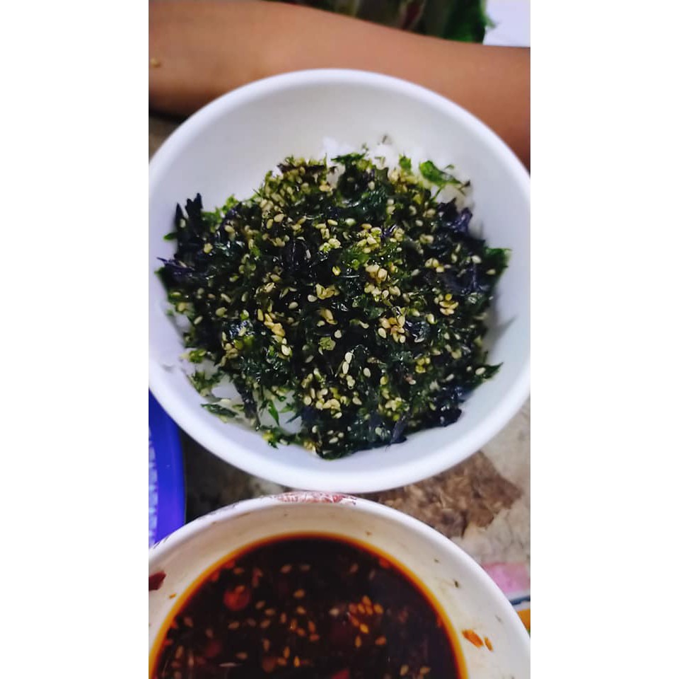 Rong biển rang mè nhà làm (Gói siêu to 100gr - Ăn chay được)