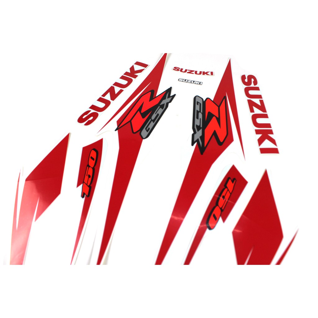 Tem GSX R150 Trắng - 68000-23K00-YUH - Zin Zin Motor