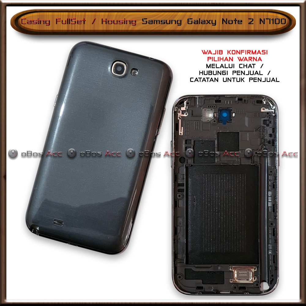 Bộ ốp lưng Full viền cho Samsung Galaxy Note 2 N7100