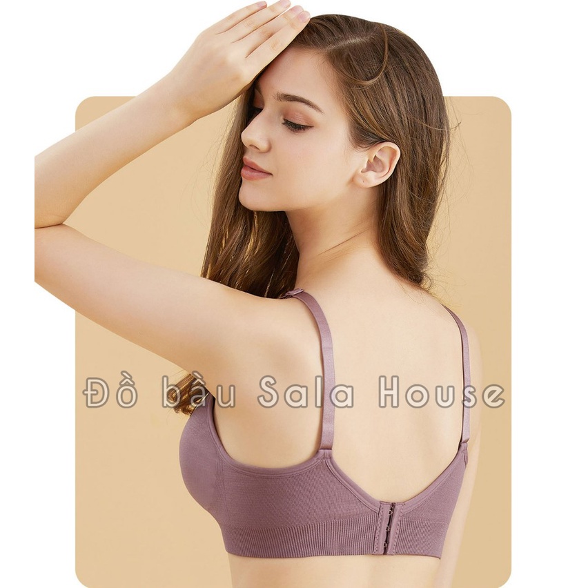 Áo hút sữa rảnh tay kiêm Áo lót bầu và cho con bú cho mẹ bầu và sau sinh EnjoyPreg - Đồ bầu SalaHouse