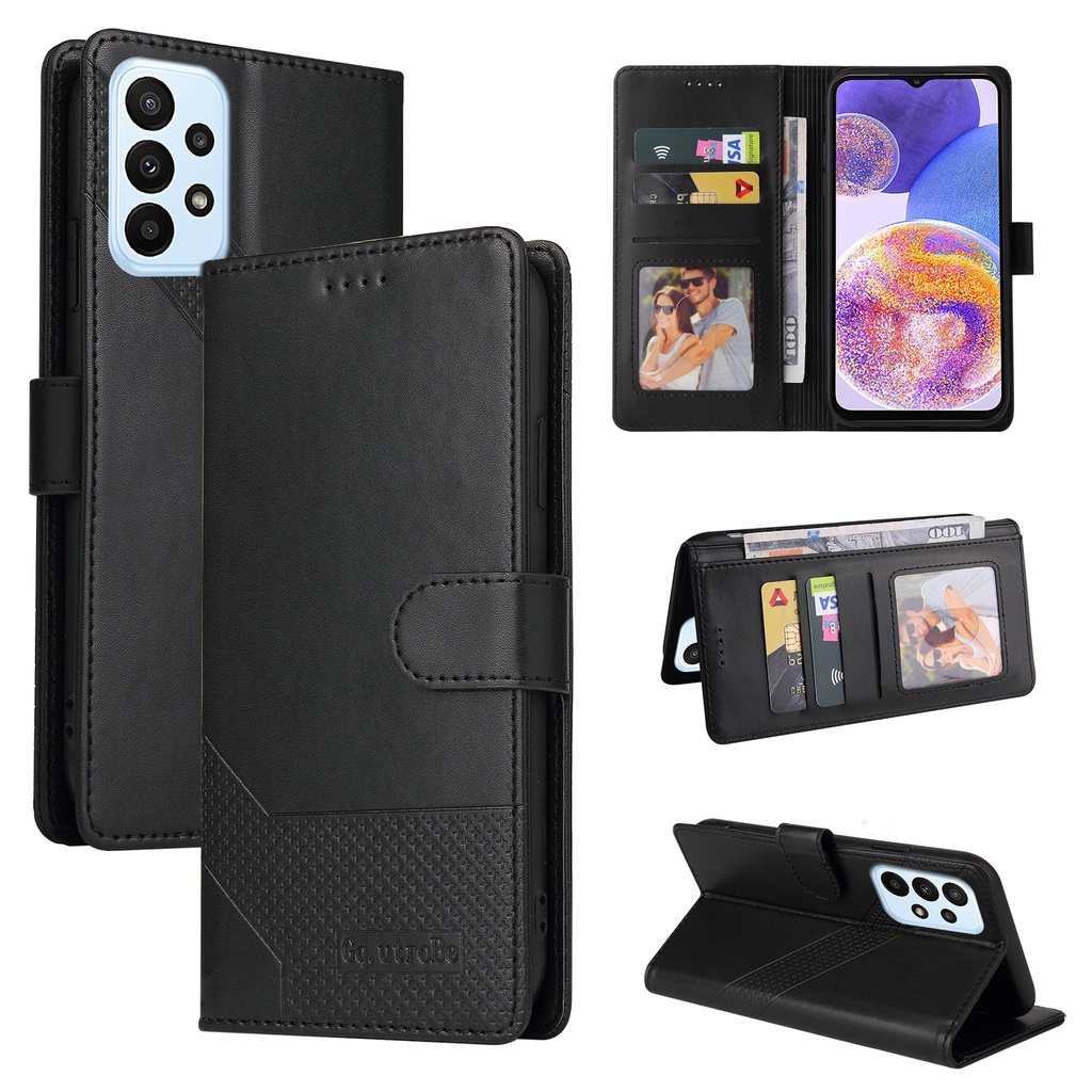 Bao Da Điện Thoại Nắp Gập Dạng Ví Cho samsung galaxy a54 a14 a23 a33 a53 a52 a52s a13 5g 5g s23 + / s23 plus s23 ultra 5g Vỏ