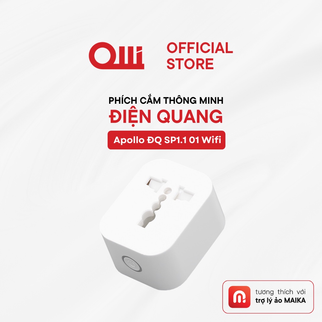 Phích cắm thông minh Điện Quang Apollo ĐQ SP1.1 01 Wifi