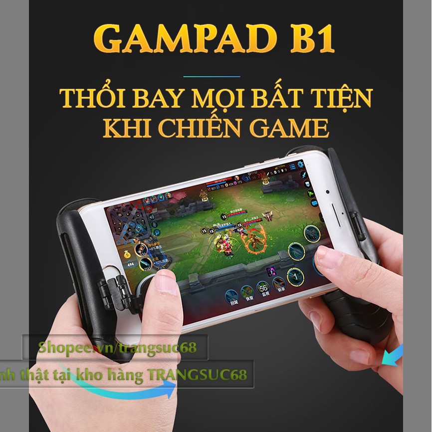 Gamepad cho điện thoại chơi LIÊN QUÂN MOBILE - PUBG - Tay cầm chơi game kẹp cho điện thoại (GAMEPAD. - 2945866 , 1160860329 , 322_1160860329 , 129000 , Gamepad-cho-dien-thoai-choi-LIEN-QUAN-MOBILE-PUBG-Tay-cam-choi-game-kep-cho-dien-thoai-GAMEPAD.-322_1160860329 , shopee.vn , Gamepad cho điện thoại chơi LIÊN QUÂN MOBILE - PUBG - Tay cầm chơi game kẹp 