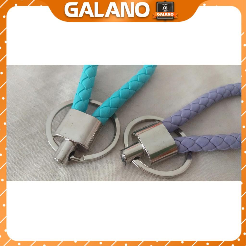 Móc khóa EDC GALANO móc gắn chìa khóa tết dây thủ công tinh tế có quai treo móc tiện dụng HG-001303