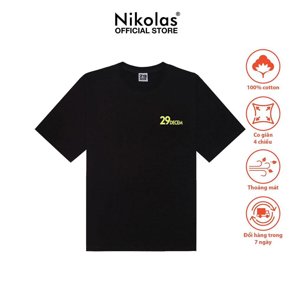 Áo Unisex Nikolas 100% Cotton 29TREE T-Shirt