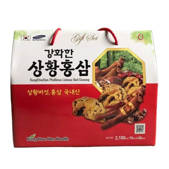 Nước hồng sâm nấm thượng hoàng quai xách 30 gói