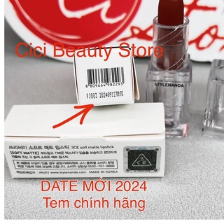Son Thỏi Lì vỏ trong 3CE Soft Matte Lipstick DATE 11/2025
