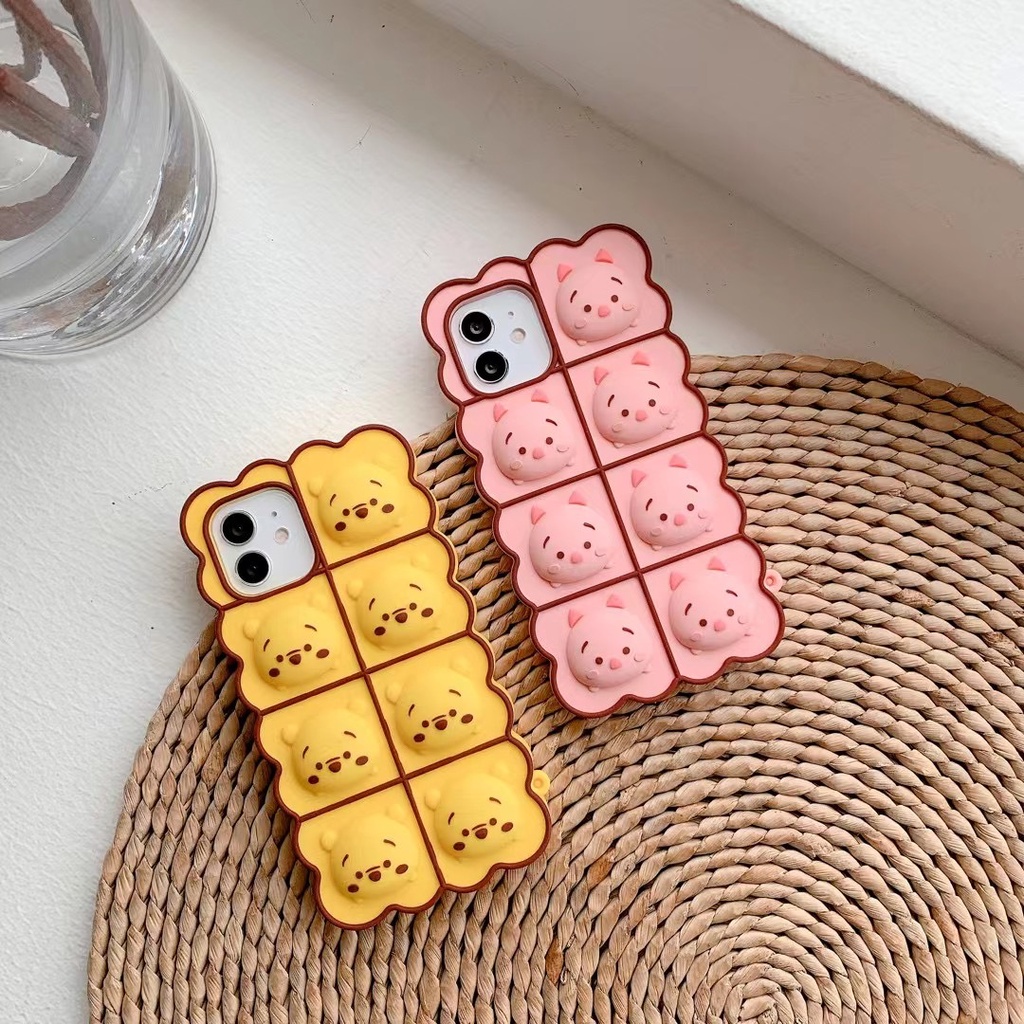 Iphone 13 pro max iphone 12 pro max iphone 11 pro max iphone 6 6s 7 8 plus x xs max xr se 2020 phim hoạt hình 3d dễ thương vịt donald winnie the pooh pig vỏ cao su silicon vỏ mềm