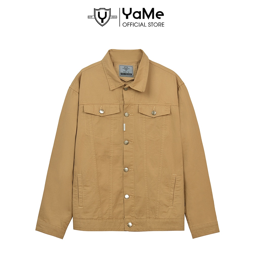 Áo Khoác Lá KaKi Cổ Nam Nữ Tối Giản Thời Trang Thương Hiệu Y2010 M8 21002 |YaMe|