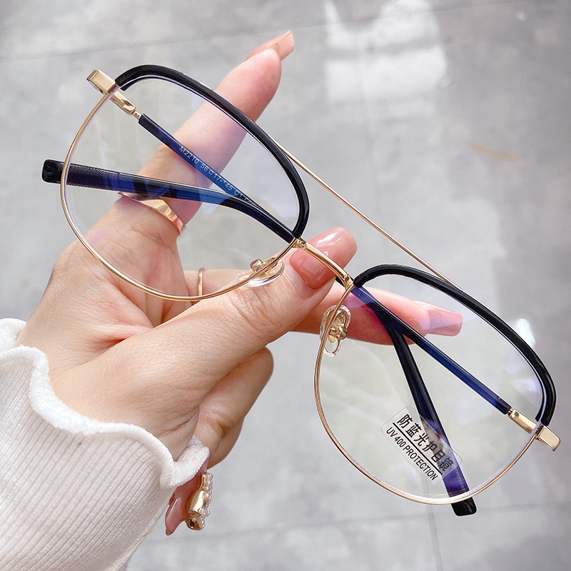 Mắt Kính Chống Ánh Sáng Xanh Thời Trang Cổ Điển Cho Nam Và Nữjz2210