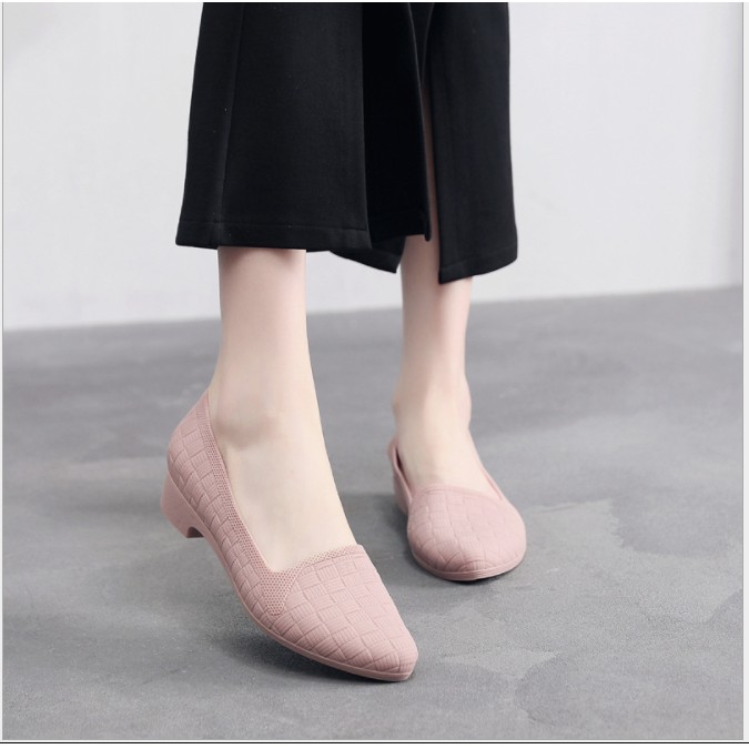 giày nhựa cao su mềm kiểu dáng công sở thoáng khí | BigBuy360 - bigbuy360.vn