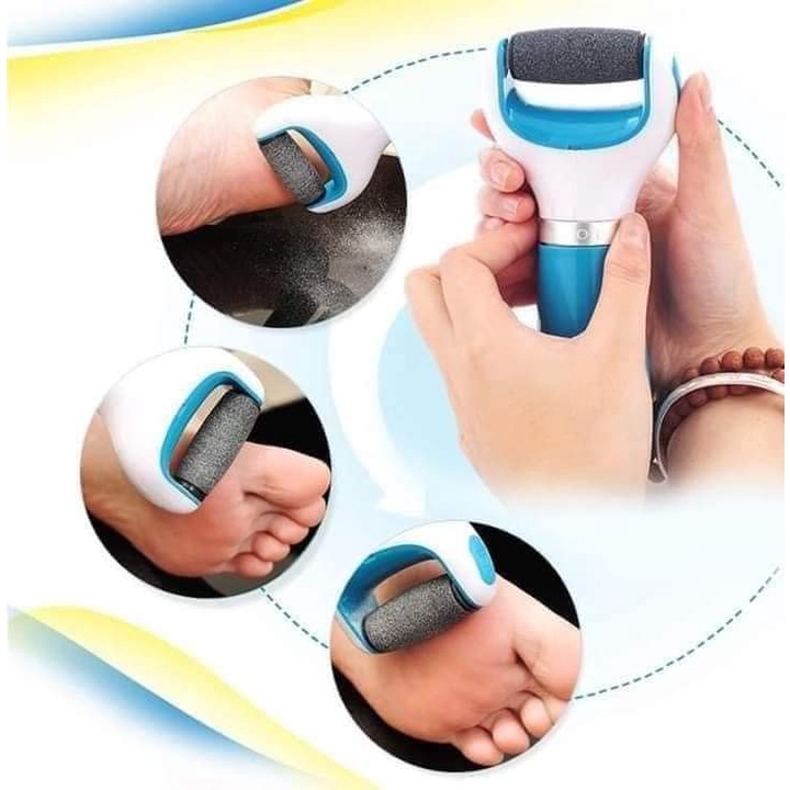 Máy mài gót chân tẩy da chết tự động loại bỏ vết chai sạc điện nhỏ gọn tiện lợi kèm cáp sạc usb