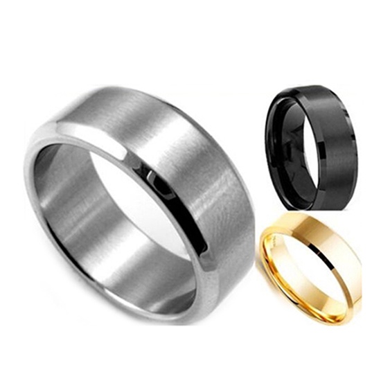 Nhẫn Thép Titan Thời Trang Unisex