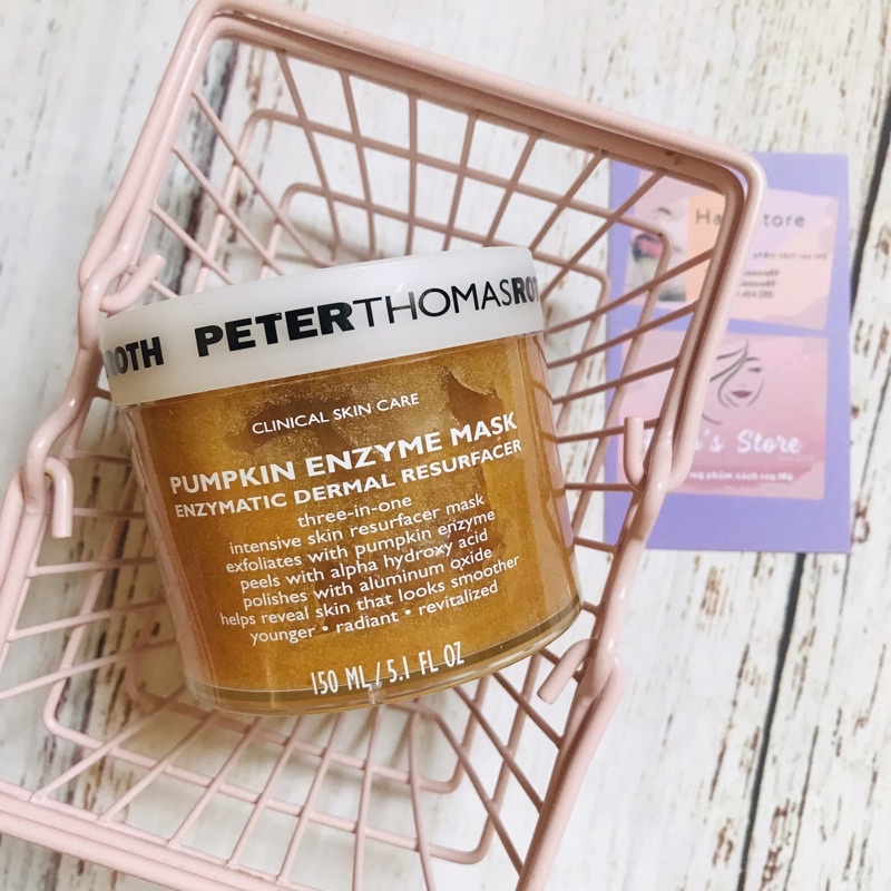 Mặt nạ bí đỏ làm sạch, tẩy da chết và làm sáng da Peter Thomas Roth Pumpkin Enzyme Mask