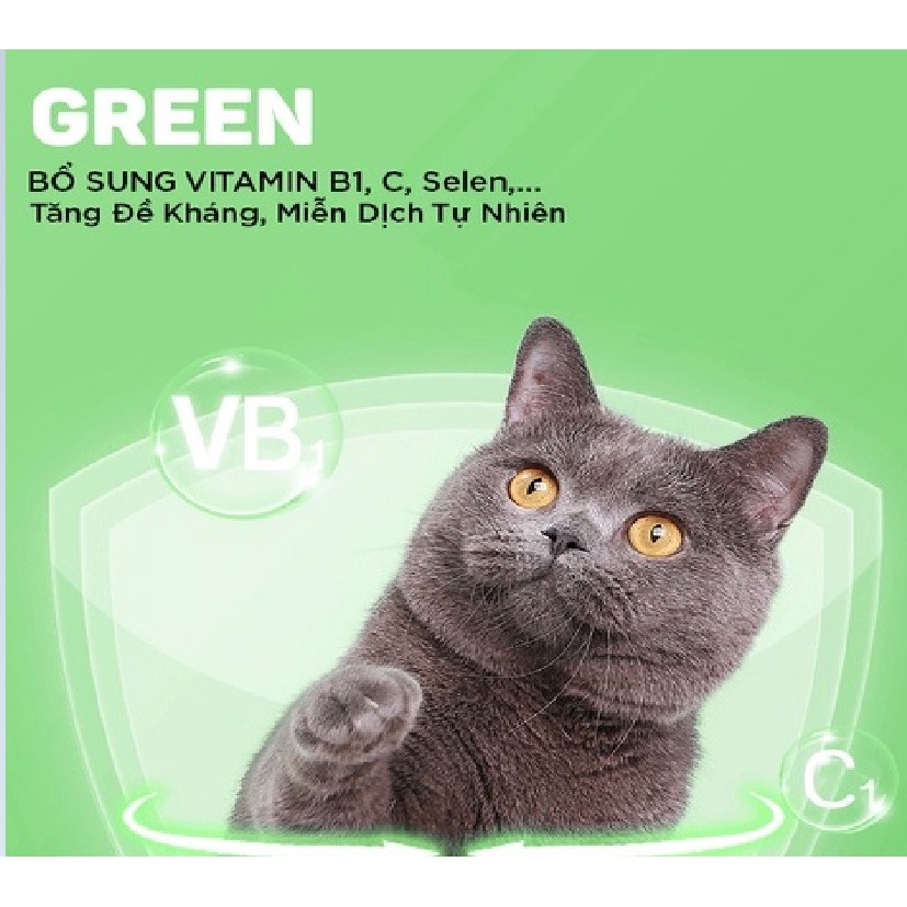 Vitamin cho chó mèo GREEN Pet-Plus 35g Từ AMITAVET giúp thú cưng tăng đề kháng bổ xung vitamin