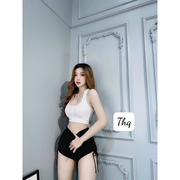 Áo tập gym khoá kéo