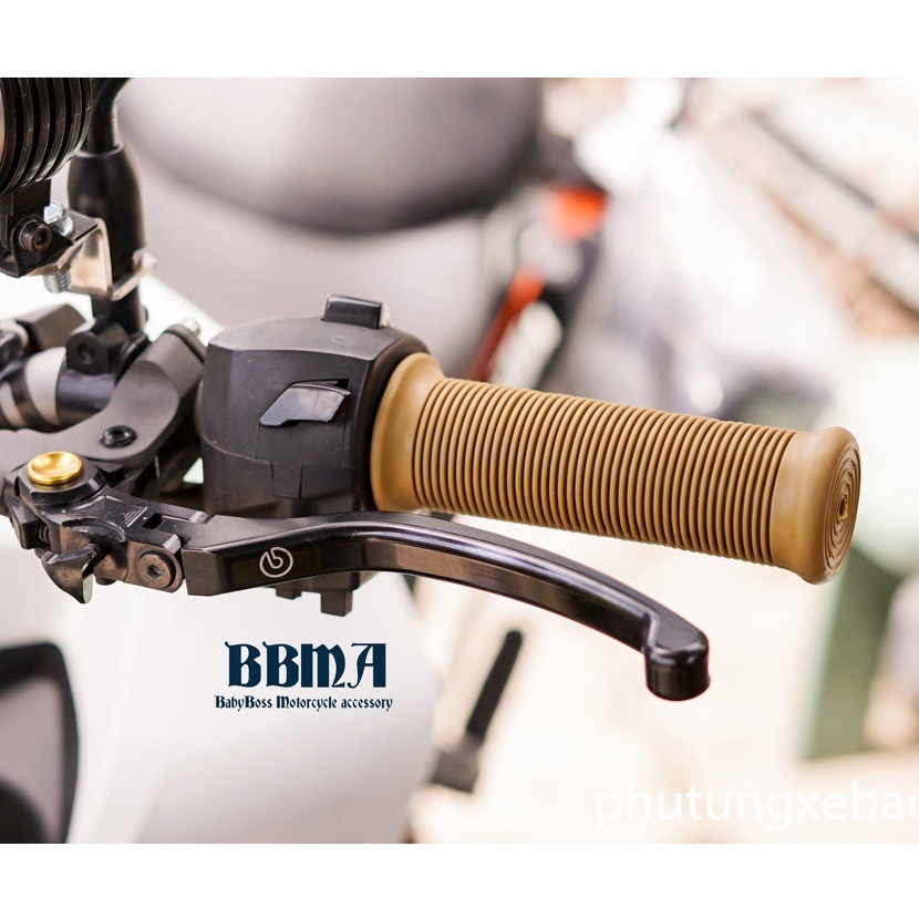 Bao tay xe máy cổ điển, classic 22mm, nhà sản xuất BBMA