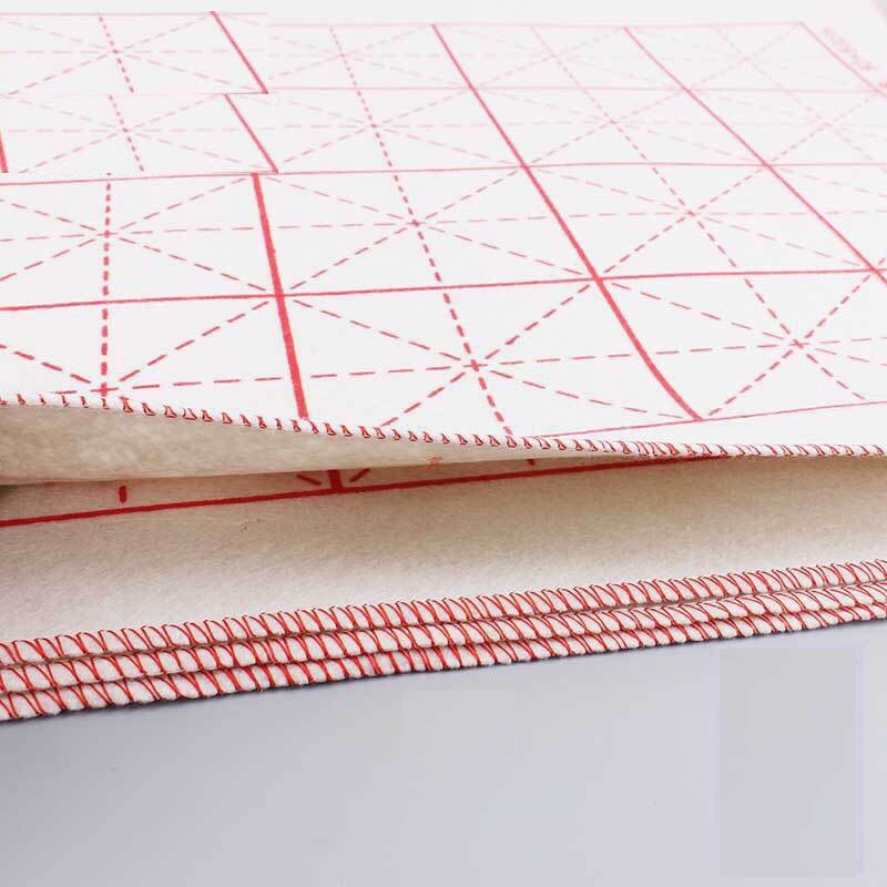 Thảm kê giấy xuyến viết thư pháp - Thảm lót vải kẻ ô tập viết chữ Hán