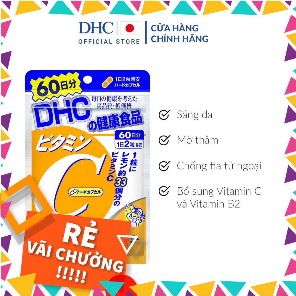 Viên uống DHC Bổ sung Vitamin C Nhật Bản 40v/gói và 120v/gói