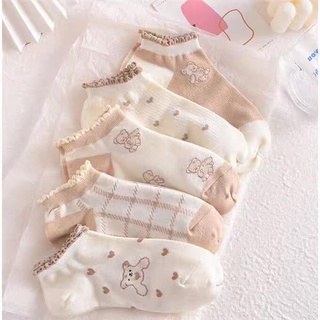 Combo 5 đôi tất công chúa cổ bèo siêu xinh