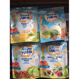 [Mẫu mới date mới] Bột ăn dặm Fruto Nga