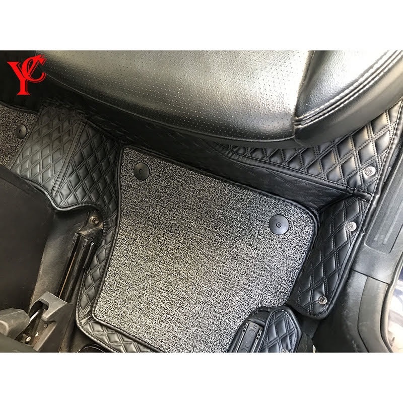 Thảm Trải Lót Sàn Ô Tô 6D Cho Xe Hyundai I10 Da NAPPA Cao Cấp, Không Mùi, Bảo Vệ Sàn Xe, Chống Nước 100%