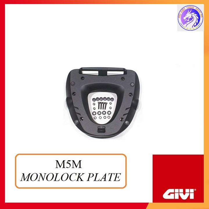 Đế Đệm Givi M5M Monolock Plate Chịu Lực Cao Gắn Xe Máy Và Moto - Hàng Chính Hãng - BH 2Năm