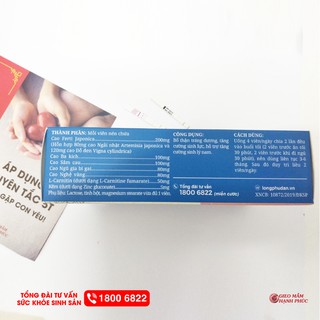 COMBO 3 HỘP LONG PHỤ ĐAN 40 VIÊN TIẾT KIỆM 120k Bổ tinh trùng, tăng cường sinh lý nam, tăng khả năng thụ thai