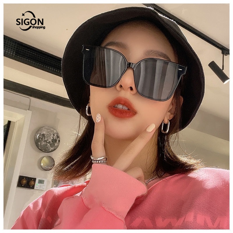 Kính Mát Màu Vàng Trong Suốt Chống Tia UV Thời Trang Cho Nam Nữ