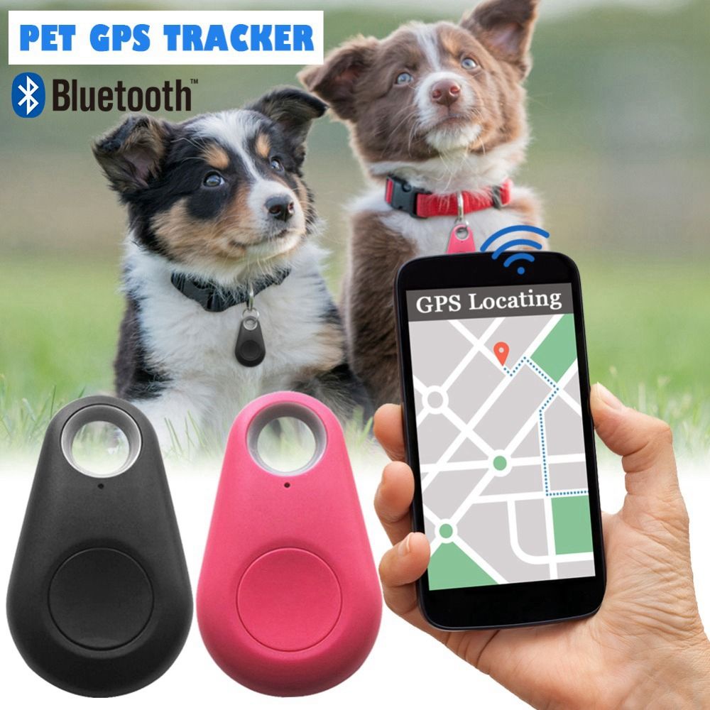 DARNELL Portable Pet Dog Tracker Wallet Child ITag Tracker Anti Lost Alarm Bluetooth Mini Smart Tag KeyFinder GPS Locator Kids Keychain/Multicolor
